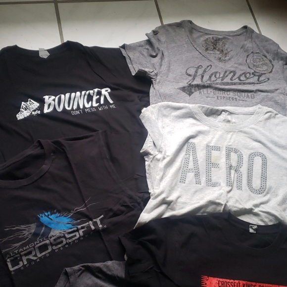 Unique bundle of Crossfit shirts (6) tanktop (1) - Picture 4 of 9